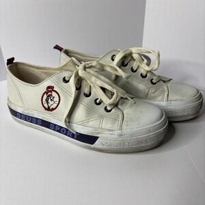 Dr. Seuss Brand Womens Cat In The Hat Oxford Chunky Sneakers Sz 7.5